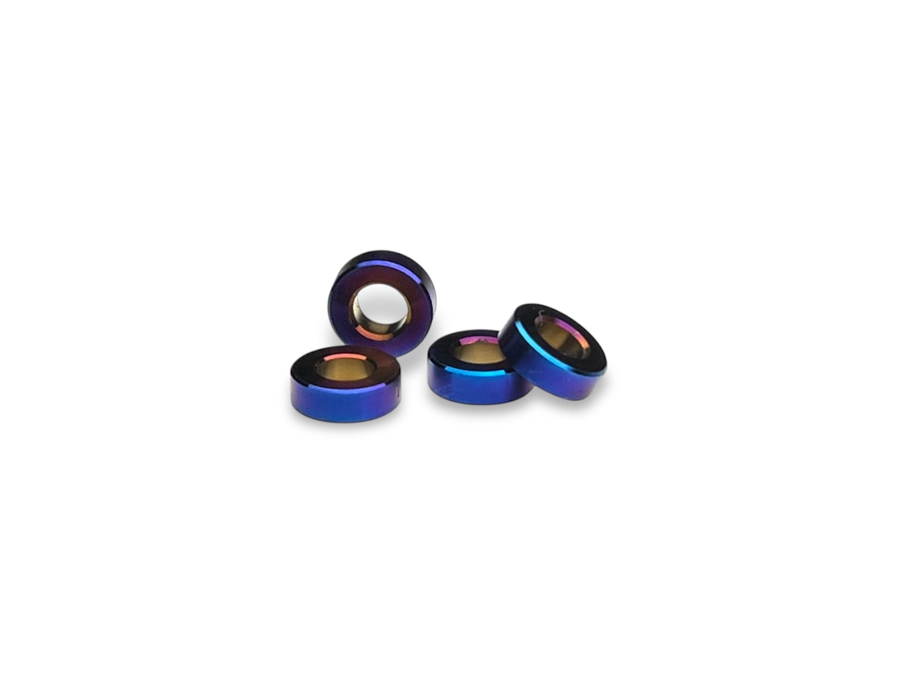 Sortafast Burnt Blue Titanium shims 3x6 - 4 pack