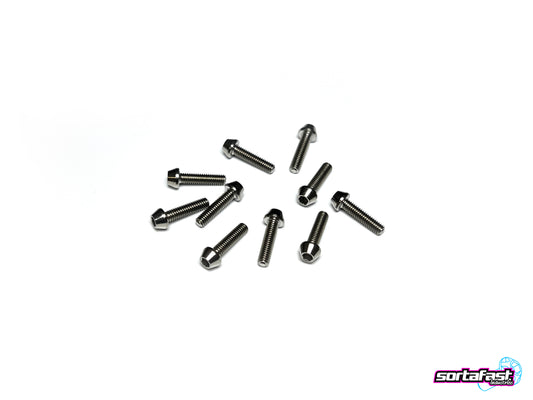 Sortafast Titanium Screws - Cap Head - 10pk (M2.5)