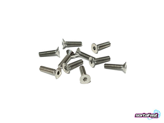 Sortafast Titanium Screws - Countersunk Head - 10pk (M3)