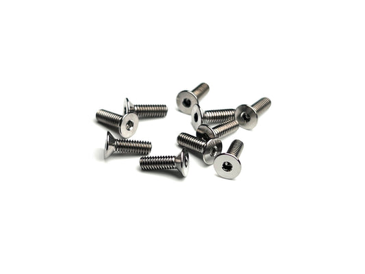 Sortafast M2.5 countersunk titanium screws - 10pcs