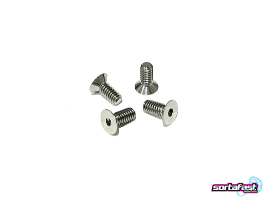 Sortafast Titanium Screws - 100° Countersunk Head - 4pk (Standard)