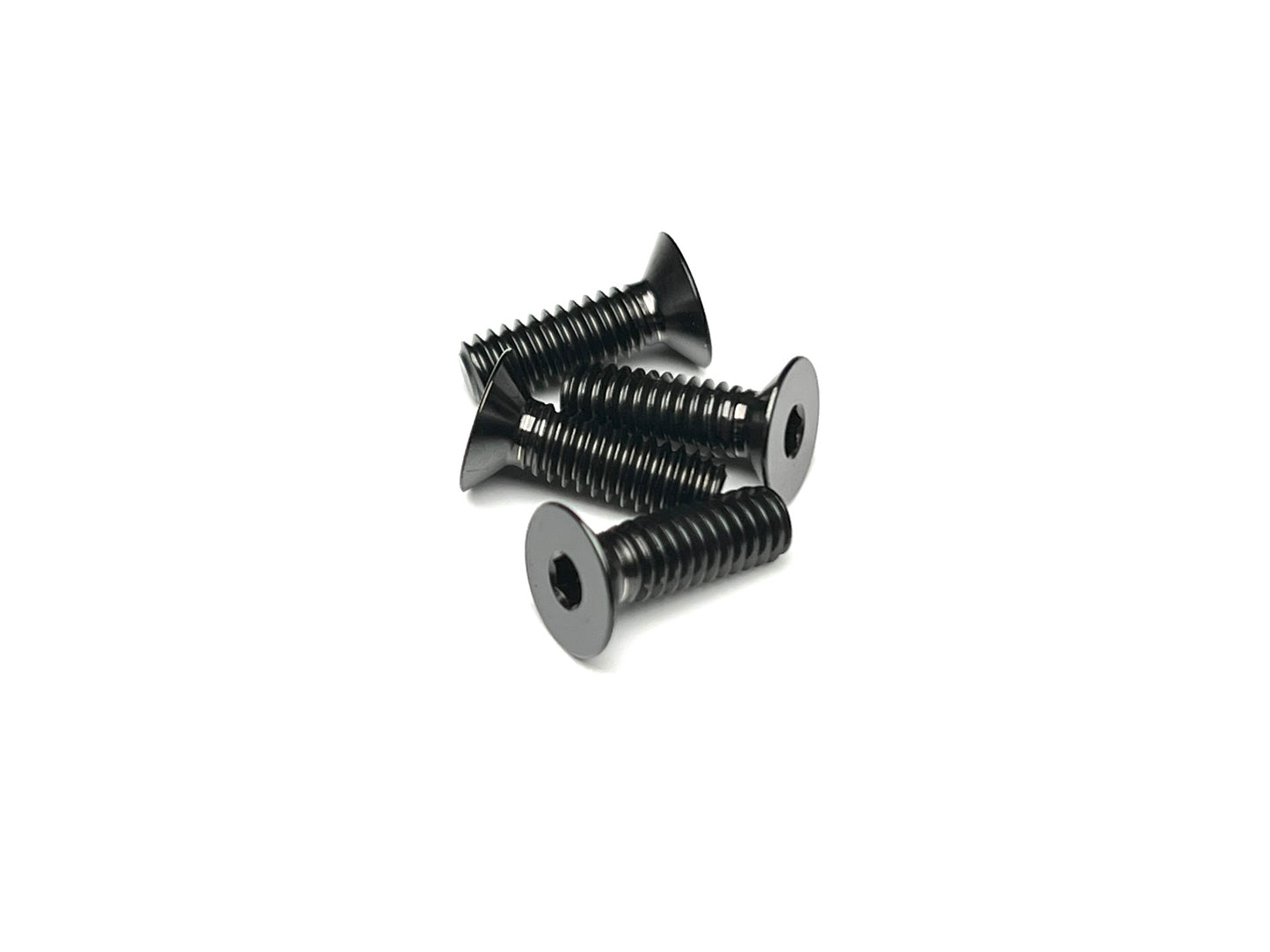 Sortafast black titanium countersink screws - 4 pc - 100 degree head