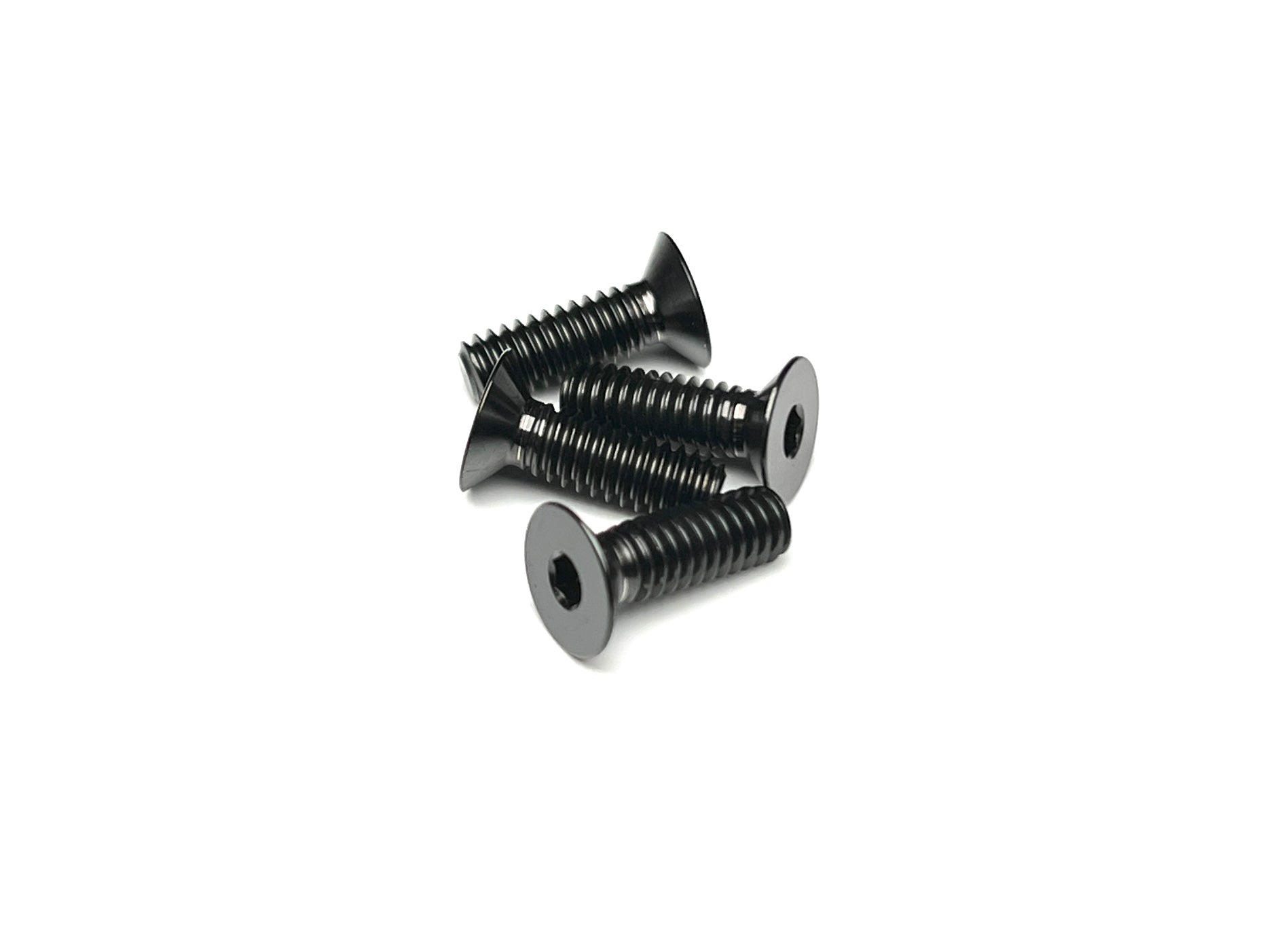 Sortafast black titanium countersink screws - 4 pc - 100 degree head