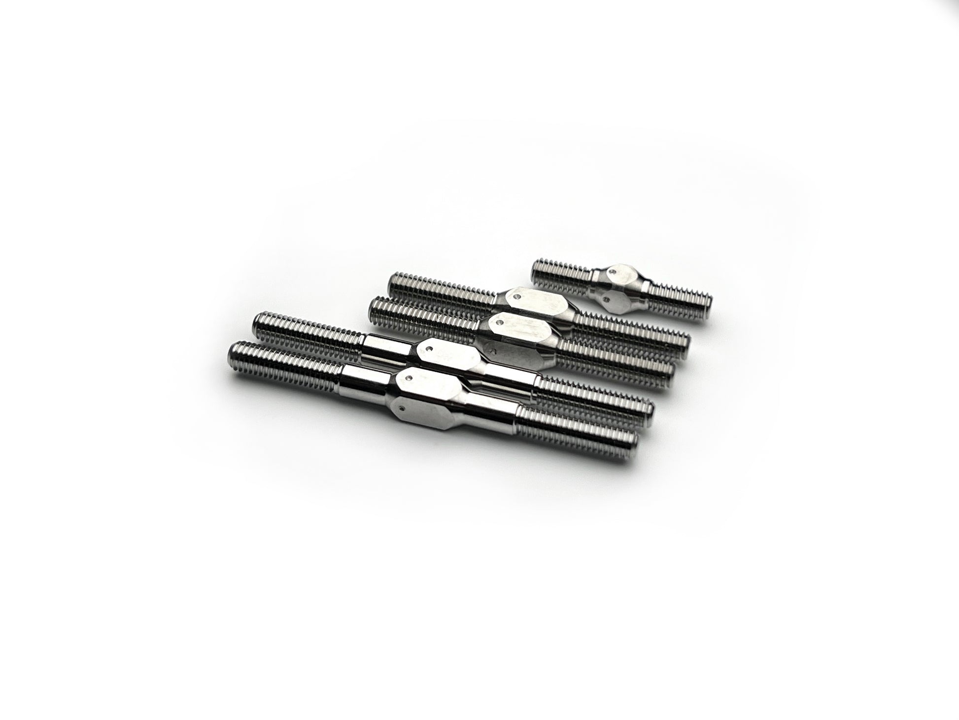 Sortafast Titanium Turnbuckle Kit for Destiny DTY-10 Touring car – five high-strength titanium turnbuckles displayed on a white background.