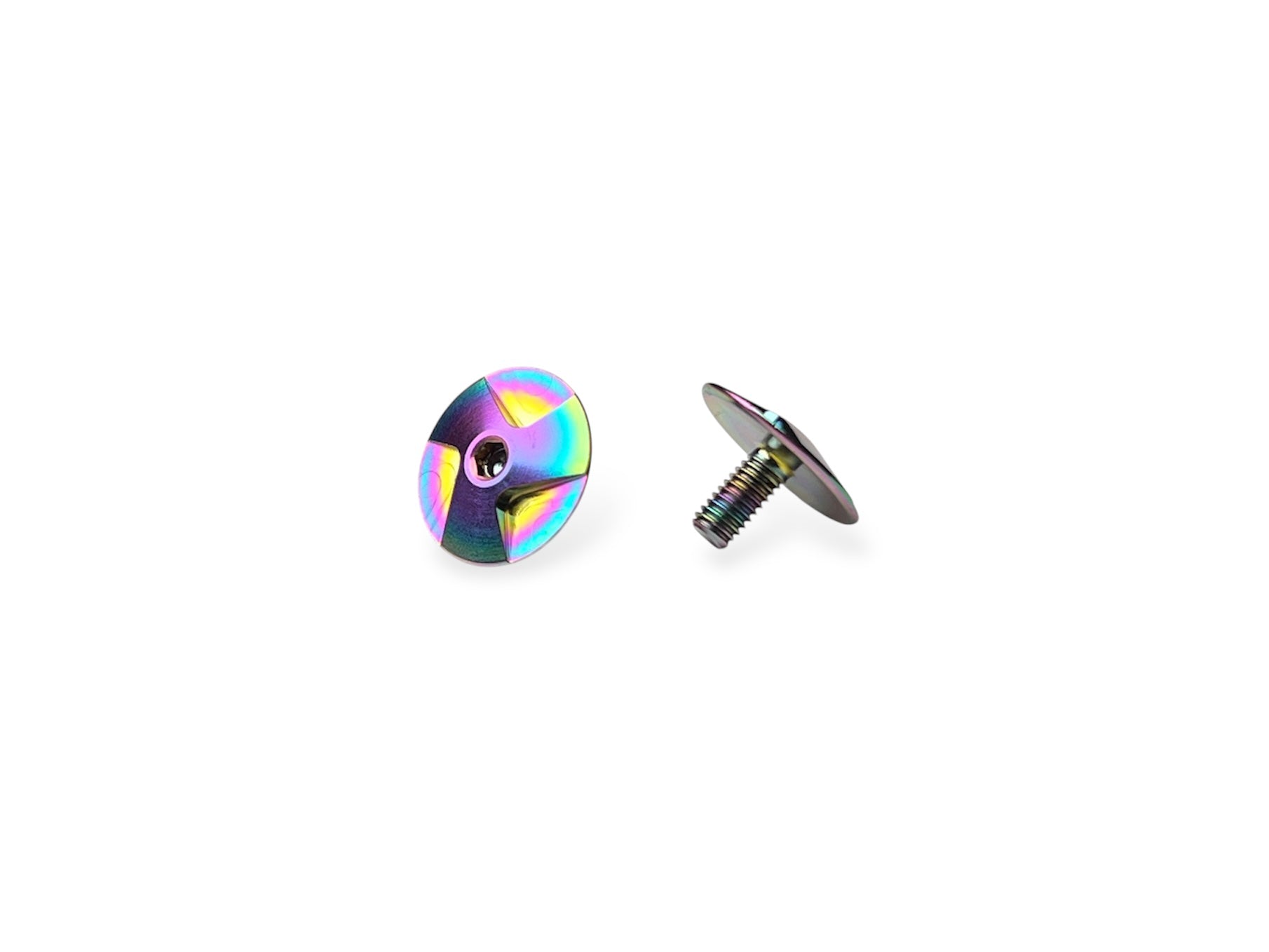 GT XL Wing screw - Oil slick titanium - 2pc