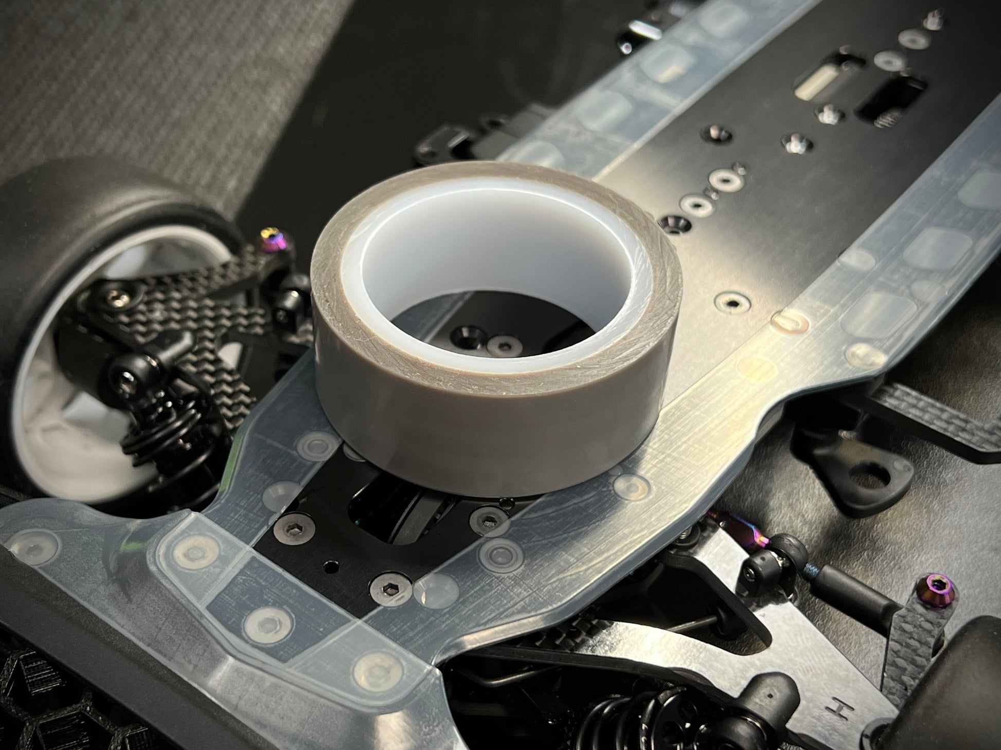 Sortafast PTFE chassis tape 20mm wide for RC chassis edge protection