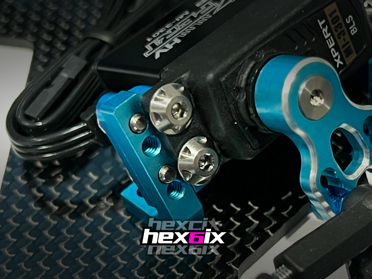 Sortafast Hexcix King Head titanium screws – 4-40 x 1/4" (2pk), 7 mm head, Grade 5 titanium.