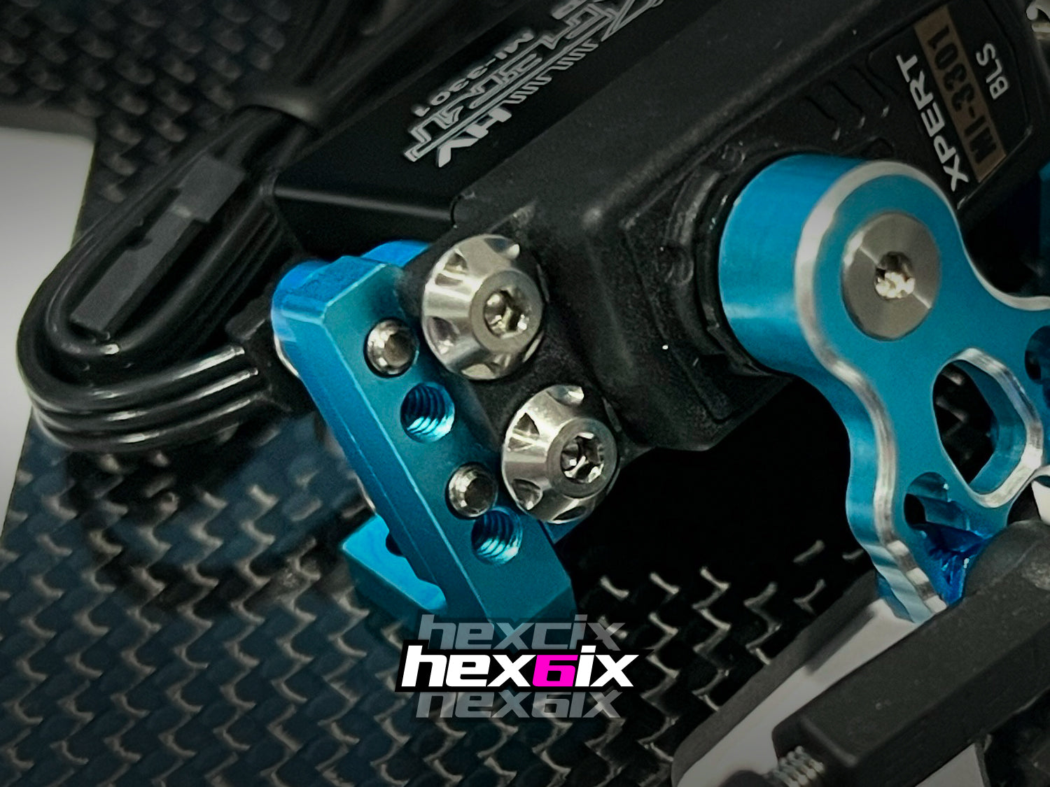 Sortafast Hexcix King Head titanium screws – 4-40 x 1/4" (2pk), 7 mm head, Grade 5 titanium.