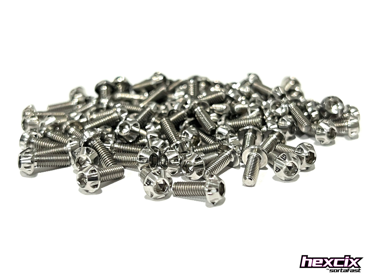 Sortafast Hexcix Titanium Screws - Motor Screws - 2pk (M3)