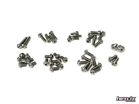 Sortafast Titanium Topside Screw Kit - CRC MetriCKs - Hexcix Edition