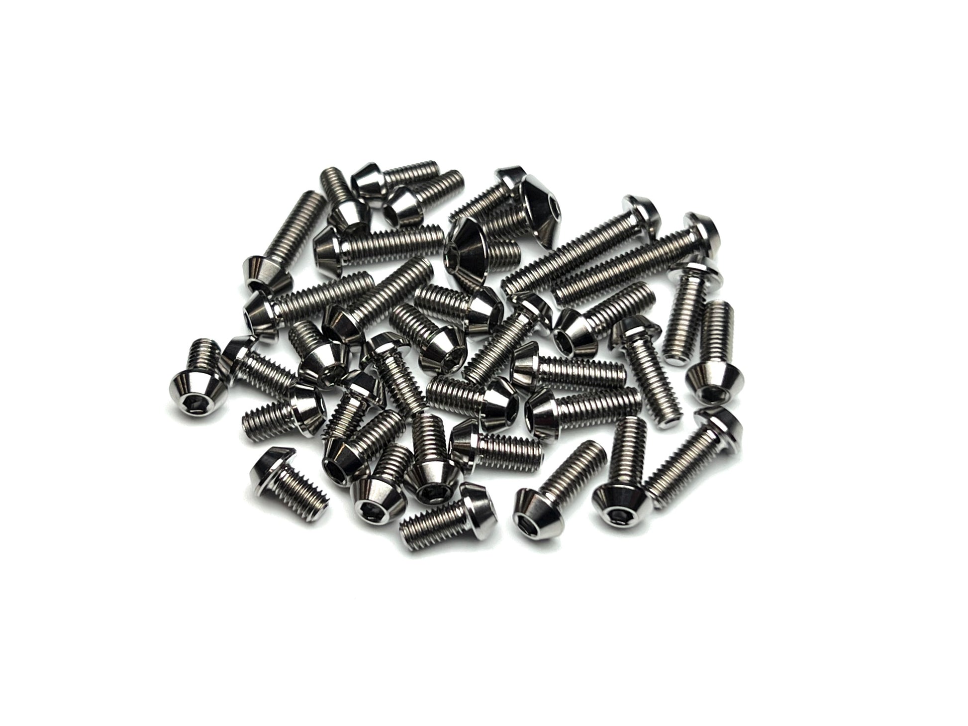 Sortafast Titanium Topside Screw Kit – CRC MetriCKs (37pc), precision-machined Grade 5 titanium screws on white background.