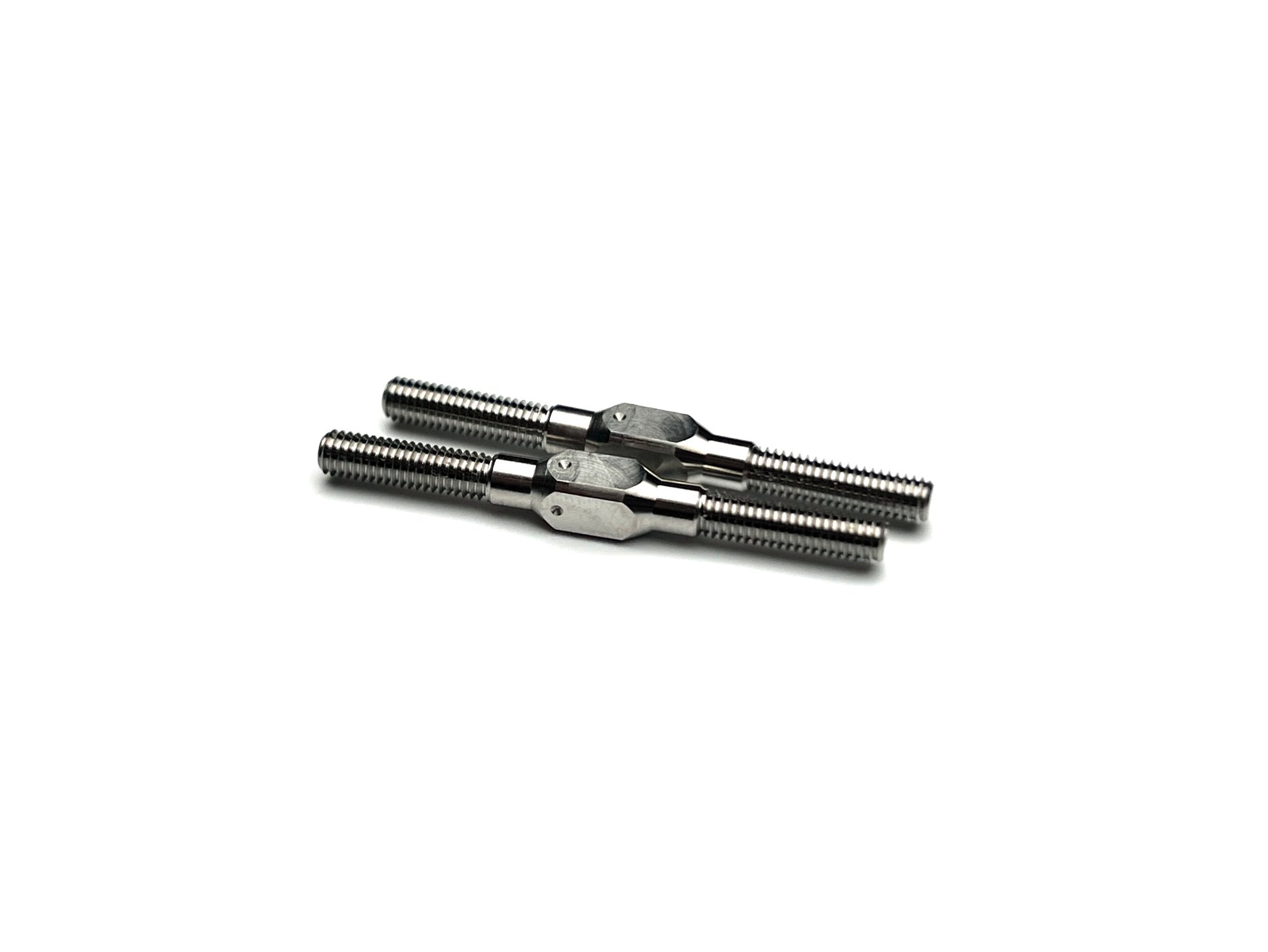 Sortafast Titanium Turnbuckle Kit for eXcelerate Prodigy 12, WGTR, and F1 – precision-machined Grade 5 titanium turnbuckles with 4mm wrench flats and machined dimples for easy identification.