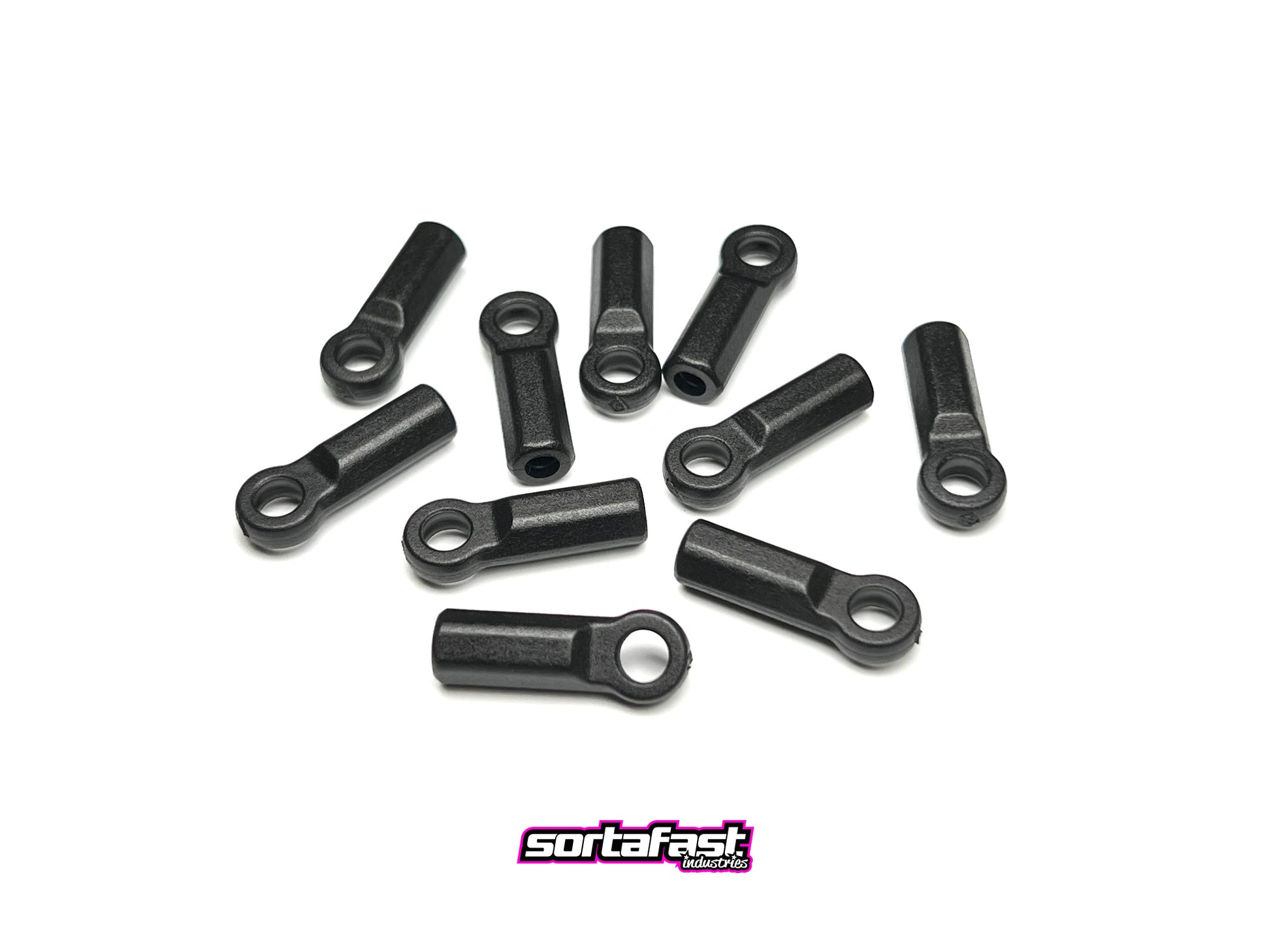 4.3mm rod ends - mid length 10pk