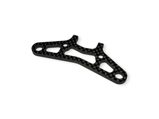 Synergy Racing  X4'26 carbon upper bumper support.