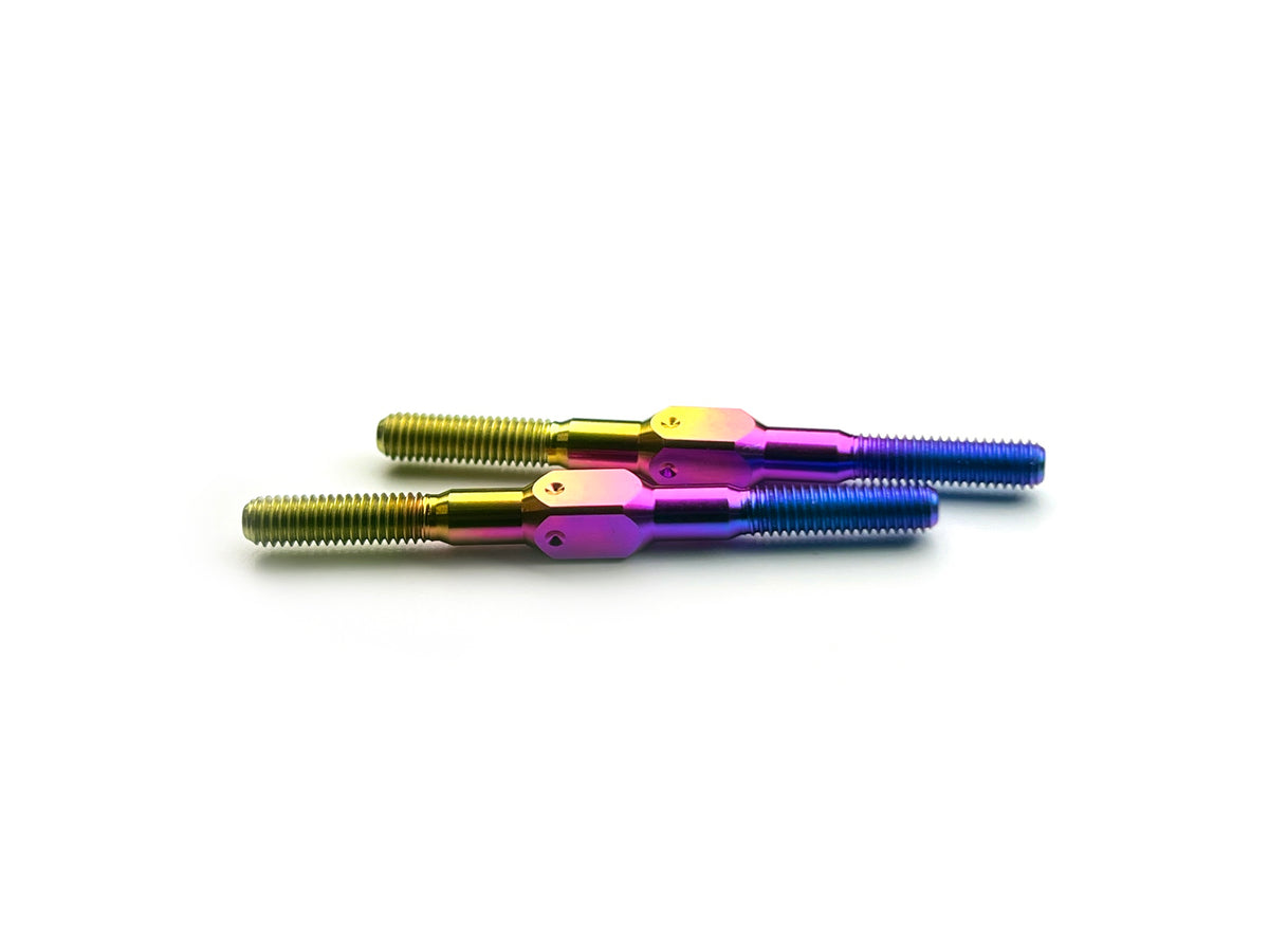 Sortafast 3x39mm titanium turnbuckle - Hyper Berry finish - Used on platforms liek the Awesomatix a12, XRAY x12 and many popular touring car platforms