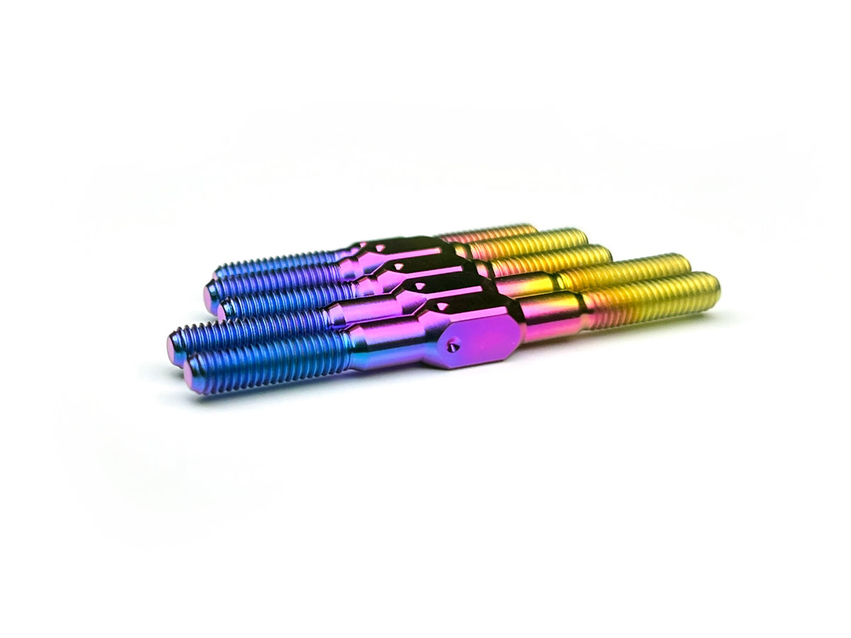 Sortafast titanium turnbuckle kit for XRAY X4 - Hyper Berry finish - 5pc for Xray RC touring car