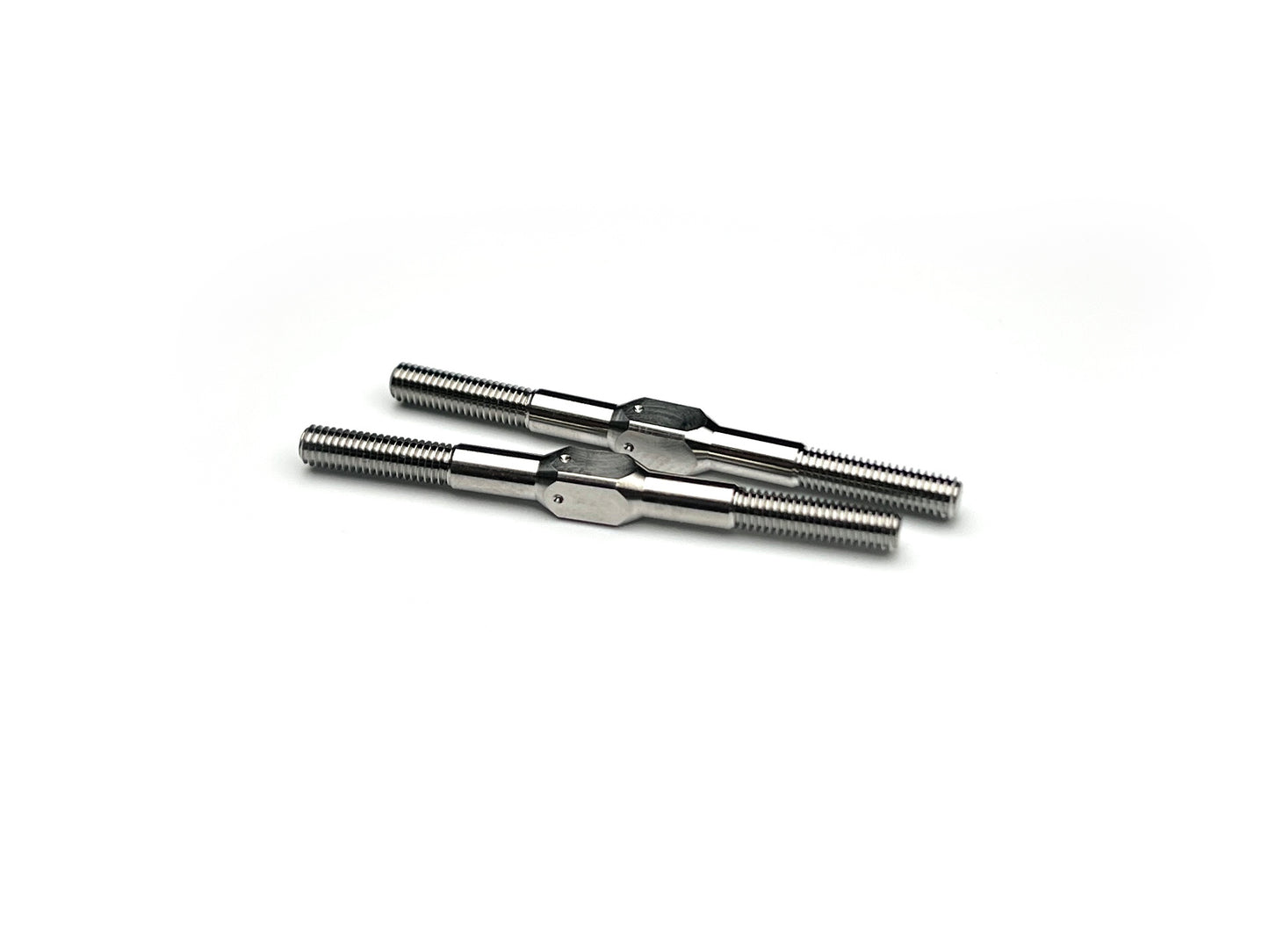 Sortafast Titanium Turnbuckle Kit for the CRC MetriCKs 1/12-scale pan car – precision-machined Grade 5 titanium links built for strength, light weight, and durability.