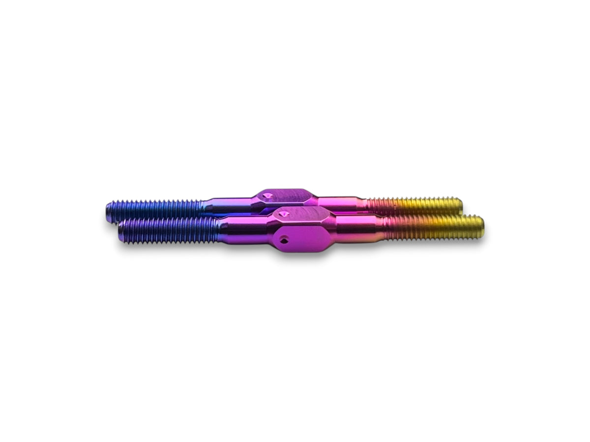 Sortafast 3x39mm titanium turnbuckle - Hyper Berry finish - Used on platforms liek the Awesomatix a12, XRAY x12 and many popular touring car platforms