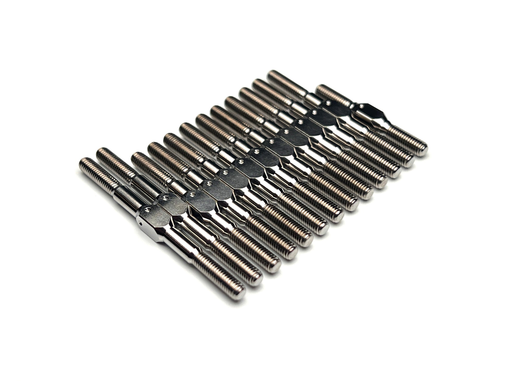 Sortafast titanium long link turnbuckle kit for Awesomatix A800 touring car (13pc)
