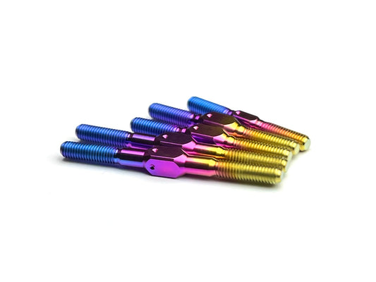 Sortafast titanium turnbuckle kit for XRAY X4 - Hyper Berry finish - 5pc for Xray RC touring car