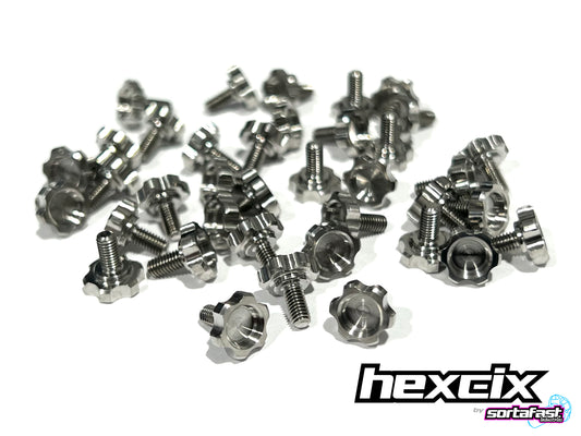 Sortafast Hexcix Titanium Screws - Thumb Screws - 2pk (Metric)