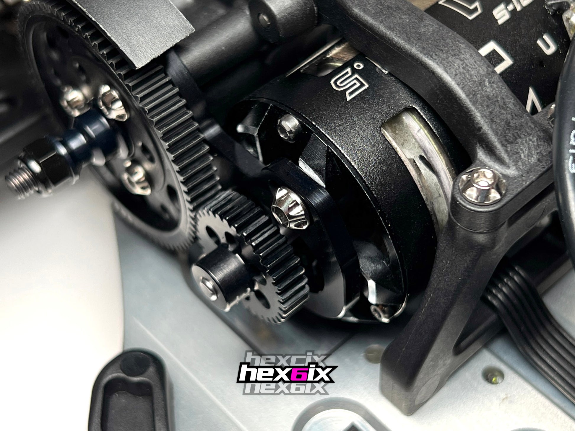 Hexcix titanium motor screw