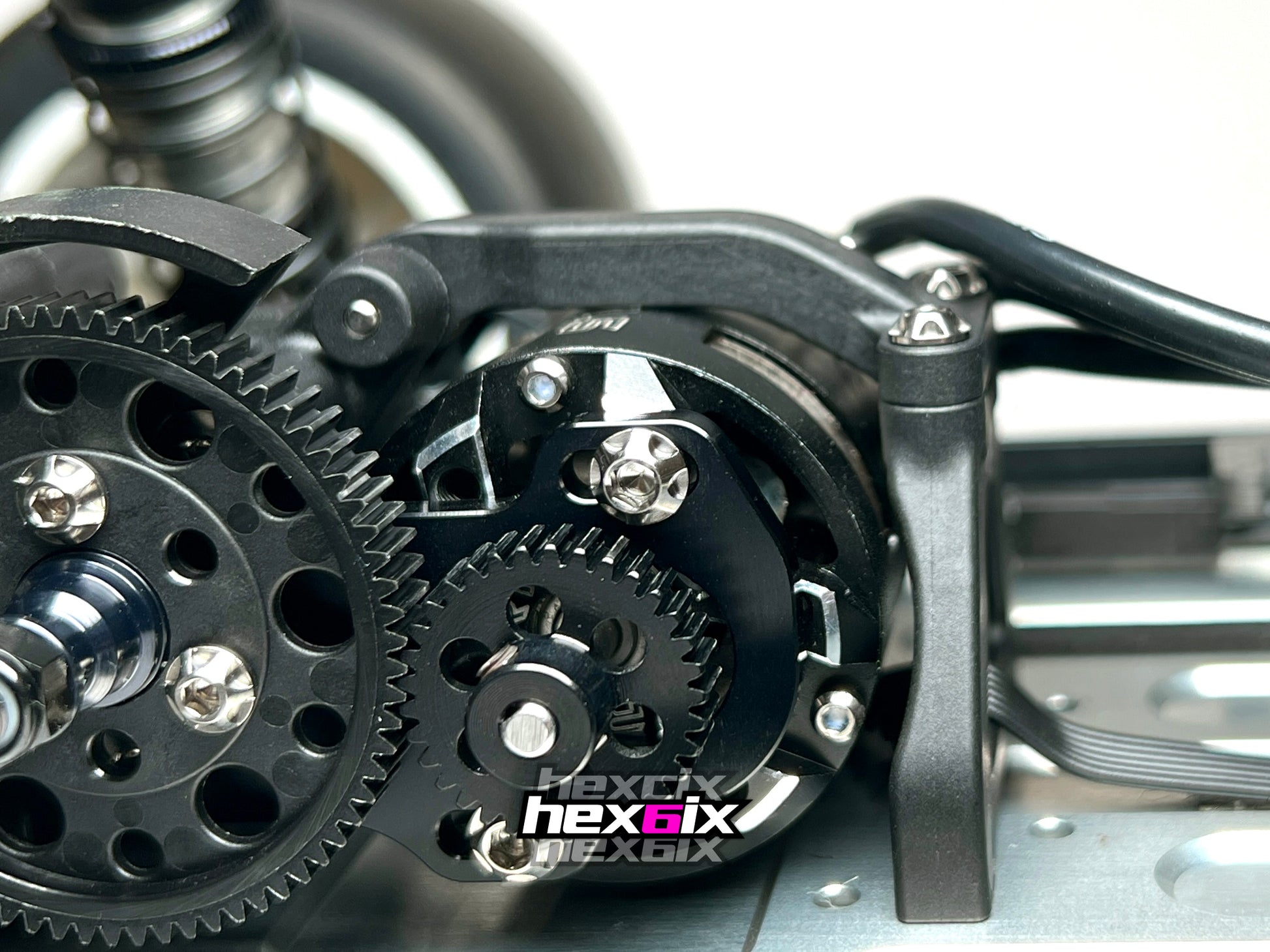Hexcix titanium motor screw