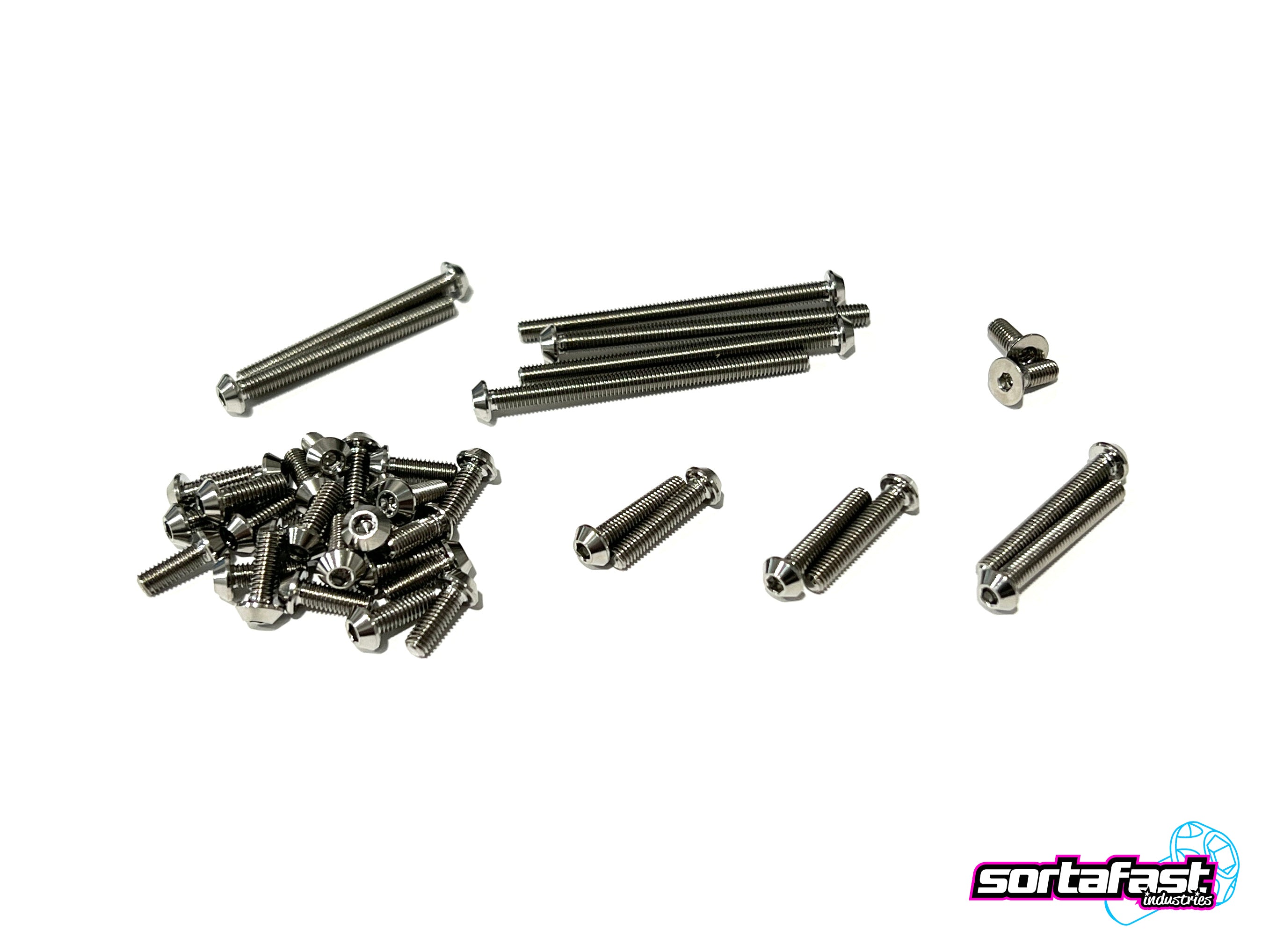 Sortafast Titanium Screw Kit - Vanquish VRD Carbon (Chassis Only ...