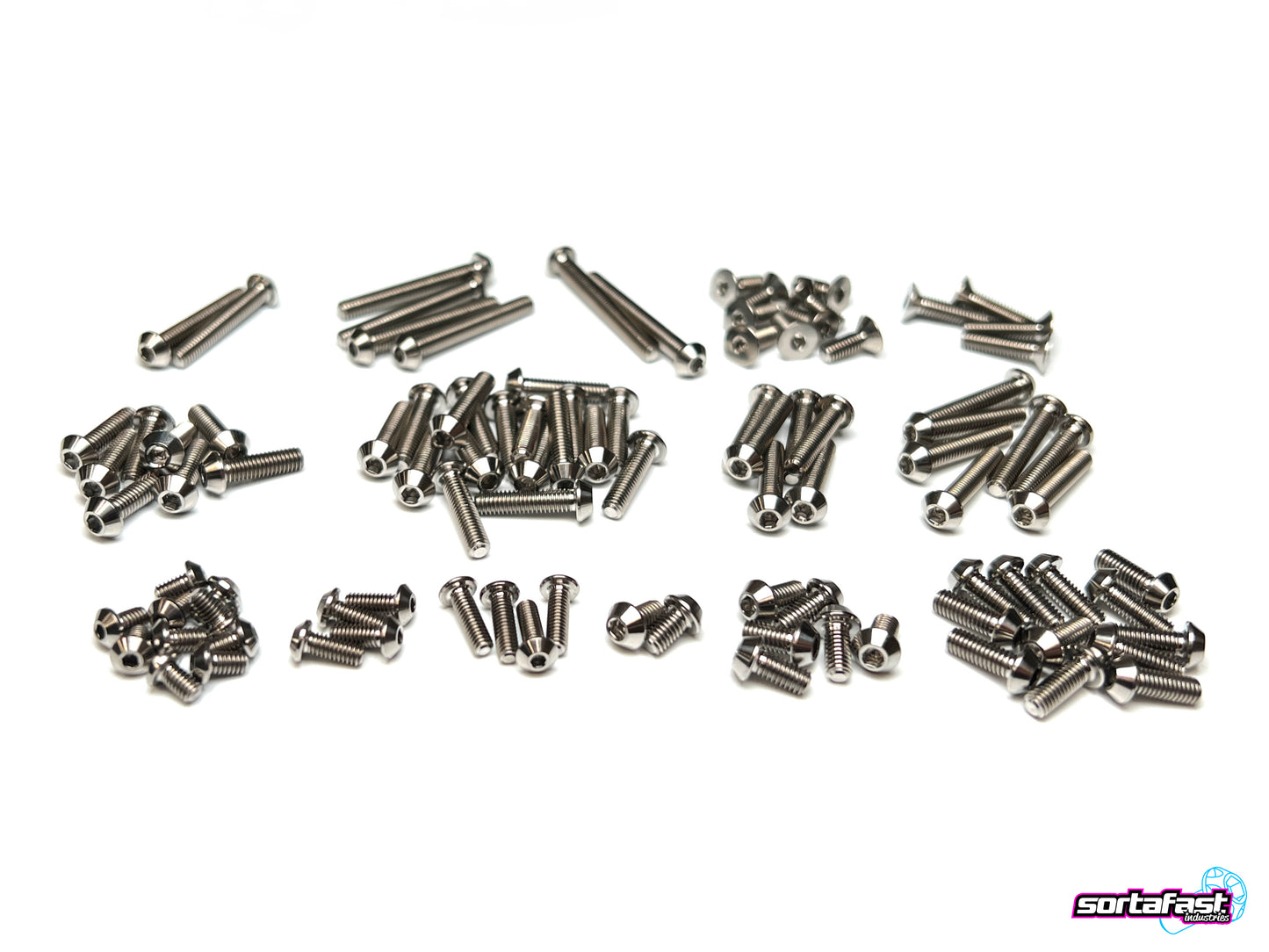 Sortafast Titanium Topside Screw Kit - XRAY XB2 '25 - Button Head