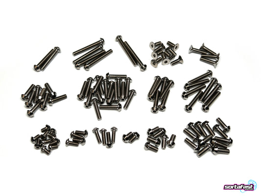 Sortafast Titanium Topside Screw Kit - XRAY XB2 '25 - Button Head