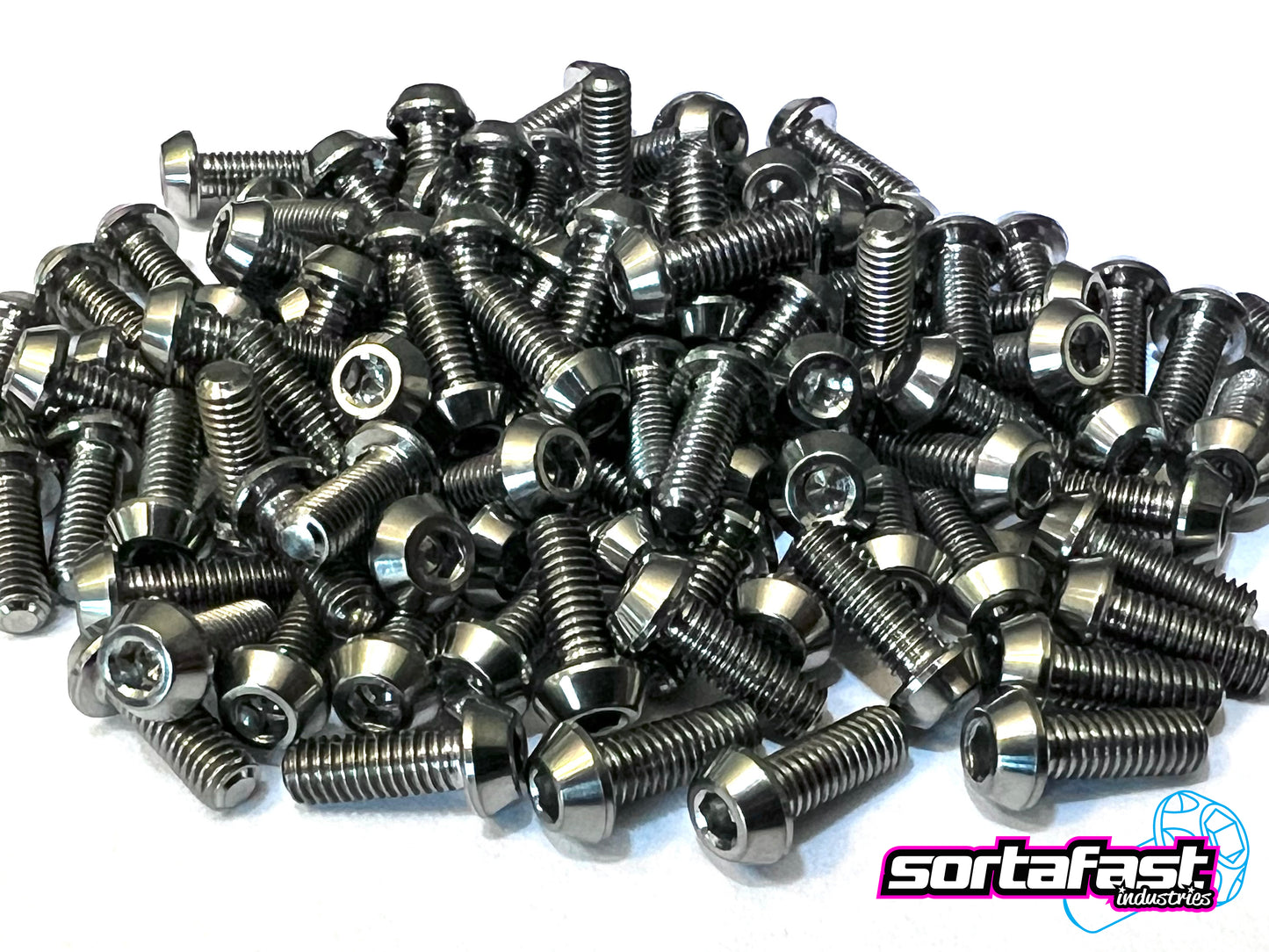 Sortafast Titanium Screws - Button Head - 10pk (Metric)