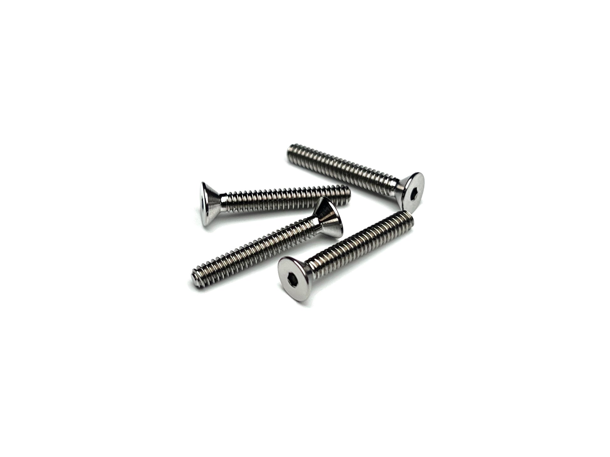 Sortafast 4-40 titanium countersunk screws – 4 piece set, precision Grade 5 RC hardware