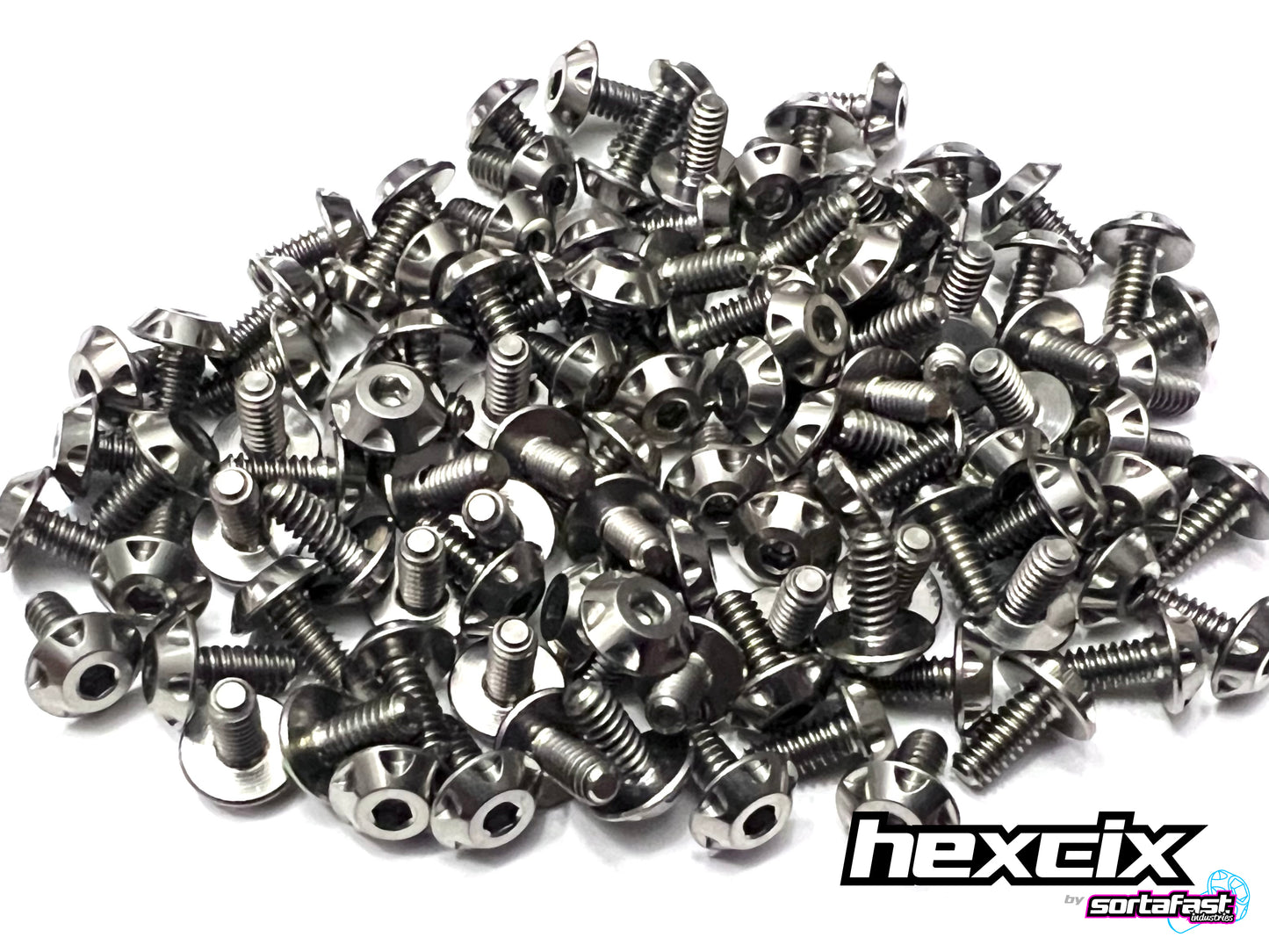 Sortafast Hexcix Titanium Screws - King Head - 2pk (Standard)