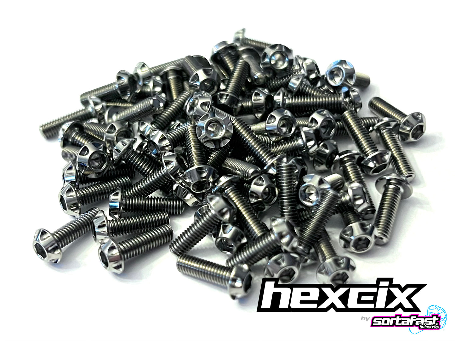 Sortafast Hexcix Titanium Screws - Motor Screws - 2pk (Metric)